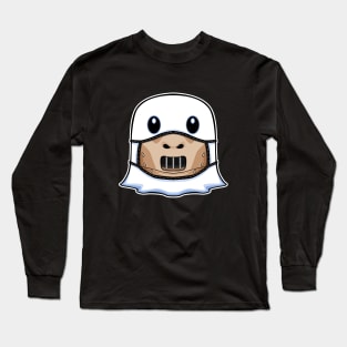 Ghost Halloween with Cannibal Mask Long Sleeve T-Shirt